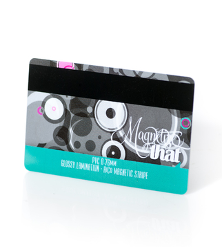 Smart card with magnetic stripe and gloss lamination | J Point Cards